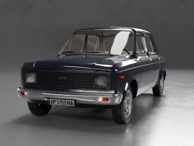 Fiat 128 1976 3D Model 3D model
