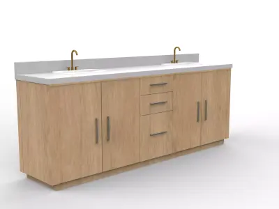 San Bath Vanity 02 3D model