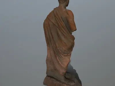statue 5 roman Low-poly 3D model