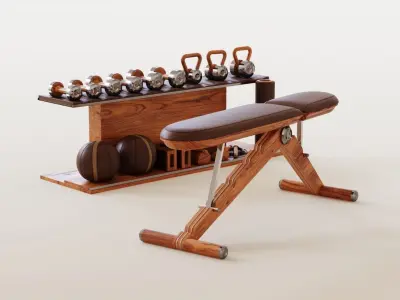 Luxury exercise kit 3D model