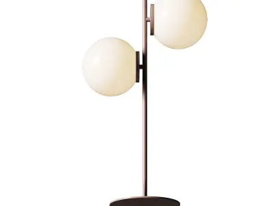  Tafellamp Atlanta van opaalglas 3D model