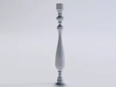 M1002 - 3DMoldelsGeek Baluster 3D model 3D model