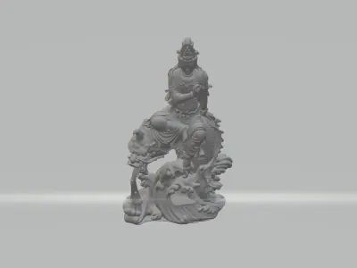 Fish and Beast Guanyin 3D print model