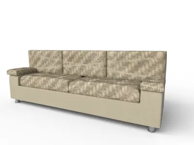 realistic sofa 3D couch 3D model