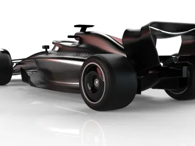 F1 2022 model Low-poly 3D model