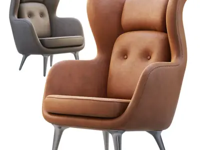 JH1 JH2 Ro Easy Chair 3D model