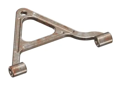 Rusty Automotive Suspension Arm 3D model