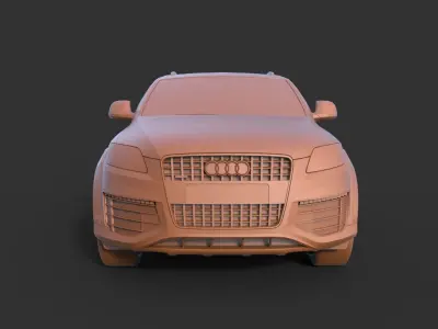 Audi Q7 2012 3D print model