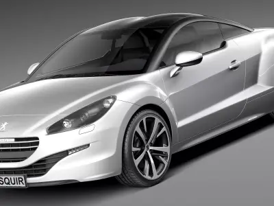 Peugeot RCZ 2013 3D model
