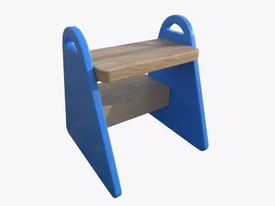 Kid Step Children Room Playing Room Equipment 3D model