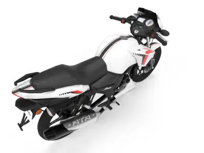 TVS Apache 160 Low-poly 3D model