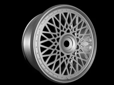 10 Spoke Center-locking Rims 3D model