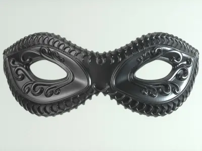 Carnival Mask - 03 3D print model