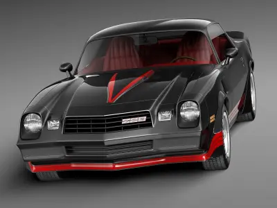 Chevrolet Camaro Z28 1980 3D model