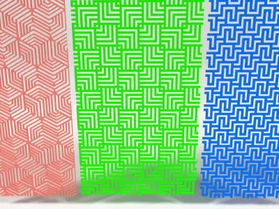 Modern Ornaments Pattern Collection 3D model