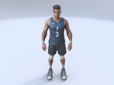 Volleyball 3D model