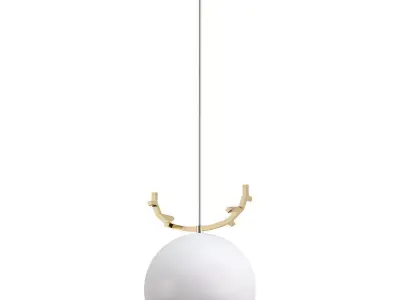 wendy gold and pendant light 3D model
