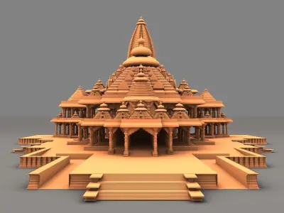 Ram Mandir   3D model