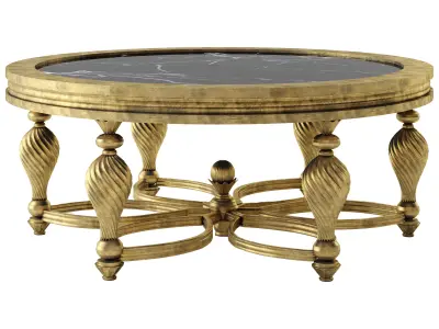  French Neoclassic Table 3D model