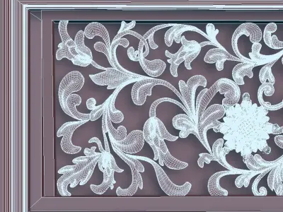 Decor mirror Free 3D model