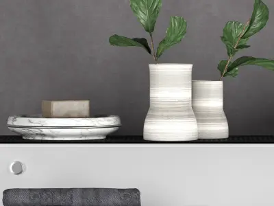 Bathroom set 6 3D model