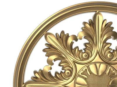 decorative pattern ready for 3D printing 3D model