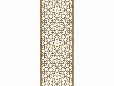 Decorative panel STL 3D model