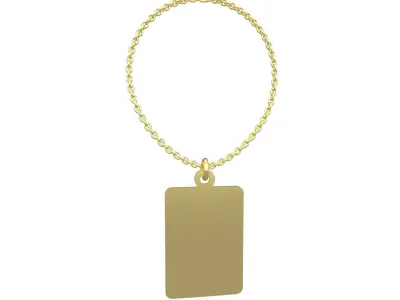 Necklace v1 001 Low-poly 3D model