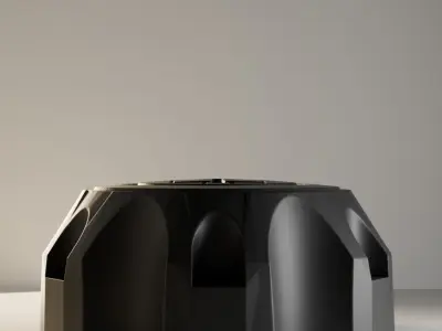 Roush F150 center cap-red squadron 3D print model