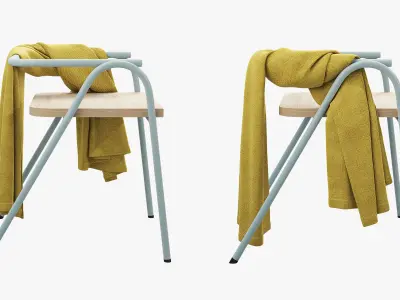 Grand Rapids Half Hurdle Chair 3D model