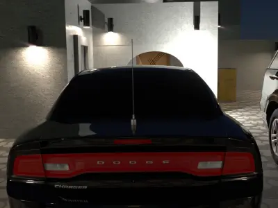 dodge charger 2013 Free 3D model