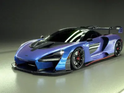 Mclaren - senna 3D model
