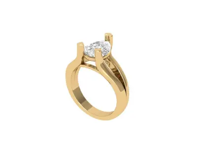 Wedding Ring  3D print model