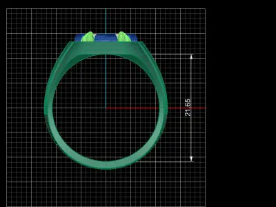 NEO MAN RING MODEL8 3D print model