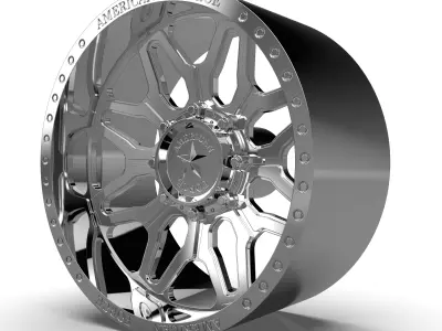 AMERICAN RACING CK01 ASSAULT CC WHEEL 3D print model