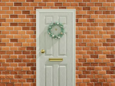 Christmas Wreath 3D model