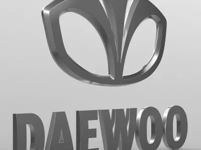daewoo logo 3D model