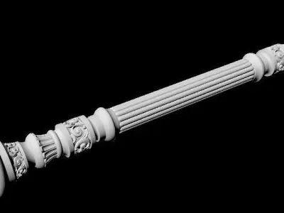 baluster 3D model purchase