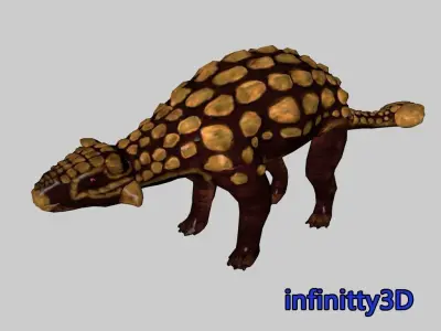 dinosaur 3d model Low-poly 3D model