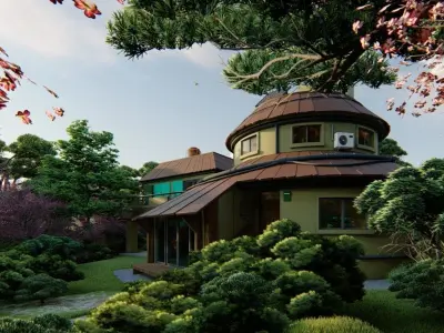 UZIMAKI NARUTO HOUSE 3D model