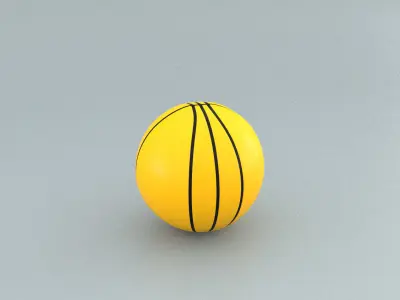 laos Basketball Ball 3D model
