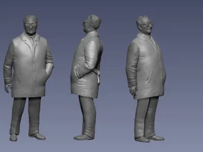 Enzo Ferrari Old 3D print model