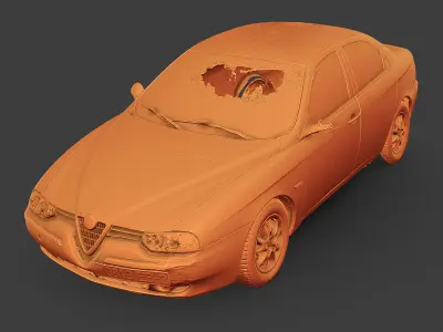 Alfa Romeo 156 RAW Scan 3D model