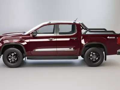 VW Amarok Pan Americana Low-poly 3D model