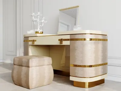 Diamond dressing table by Turri 3D model