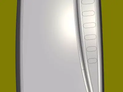 Plastic canister for engine oil C and CK 1L 3D print model