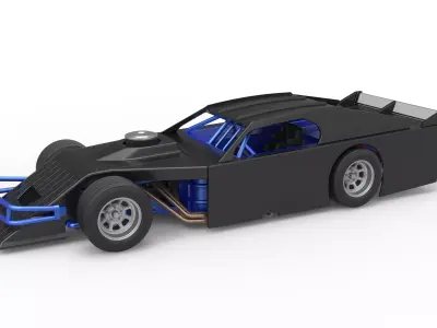 Asphalt Modified stock car Version 3 Scale 1 to 25 3D print model