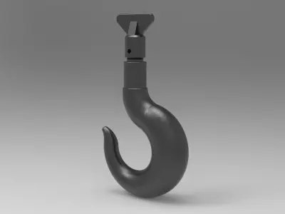 Steel Hook 3D print model