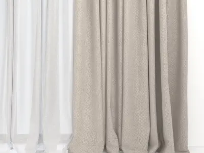 Curtains 52 3D model