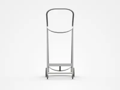 Incline Tool Cart On Wheels 3D model